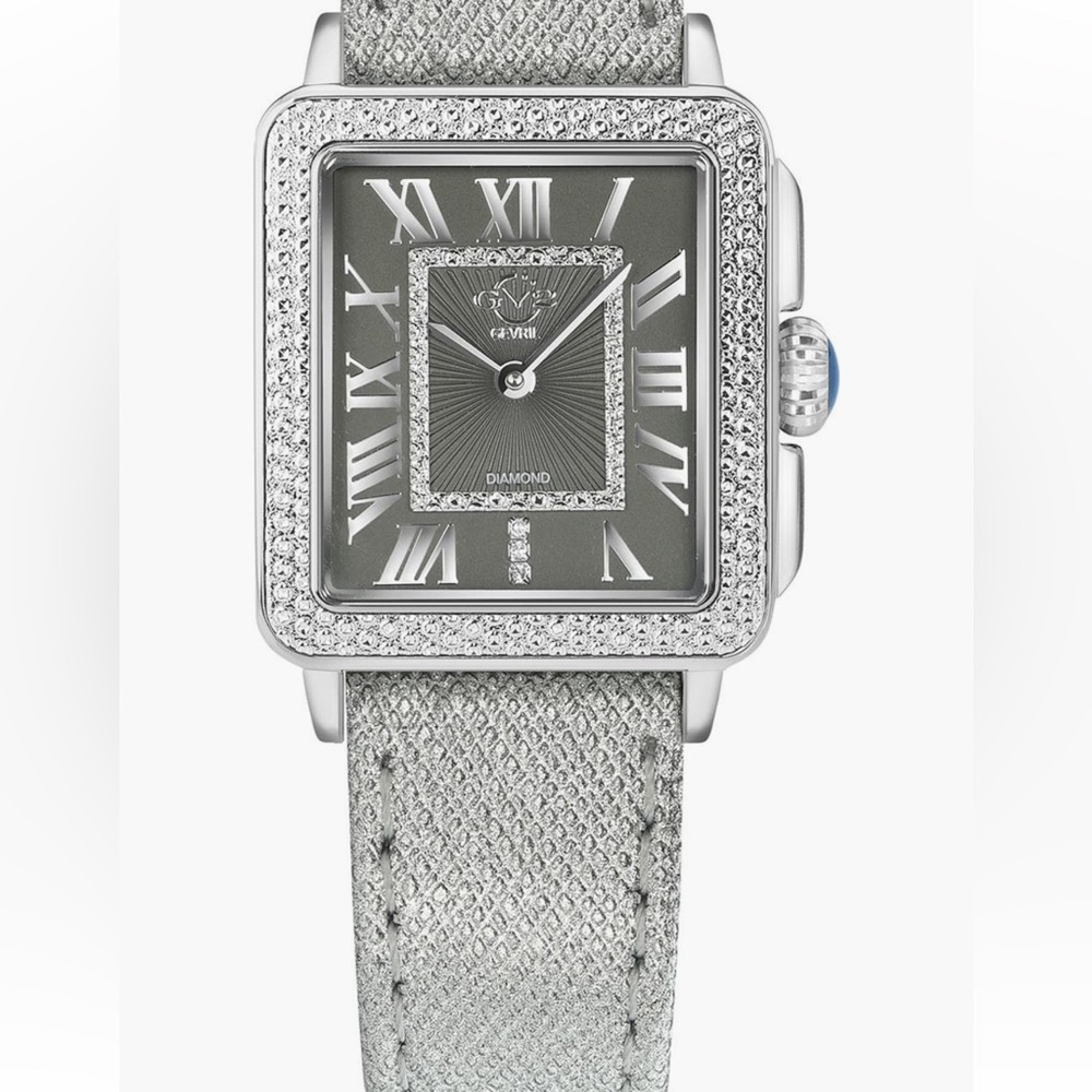Gevril GV2 Padova Swiss Diamond Leather Watch